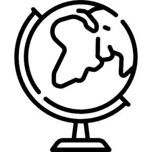 Globus symbolisiert internationale Erfahrung